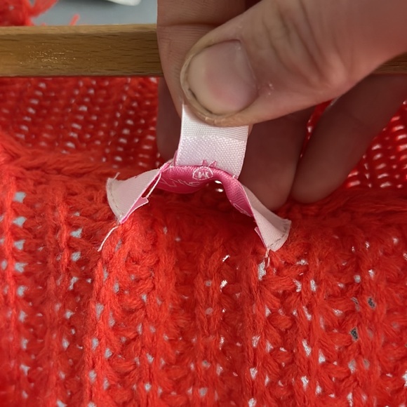 Pink Lily Boutique Hot Salmon Sweater - Picture 4 of 4